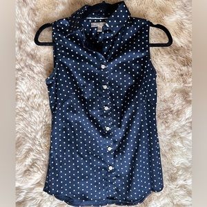 Banana Republic Sleeveless Button Up